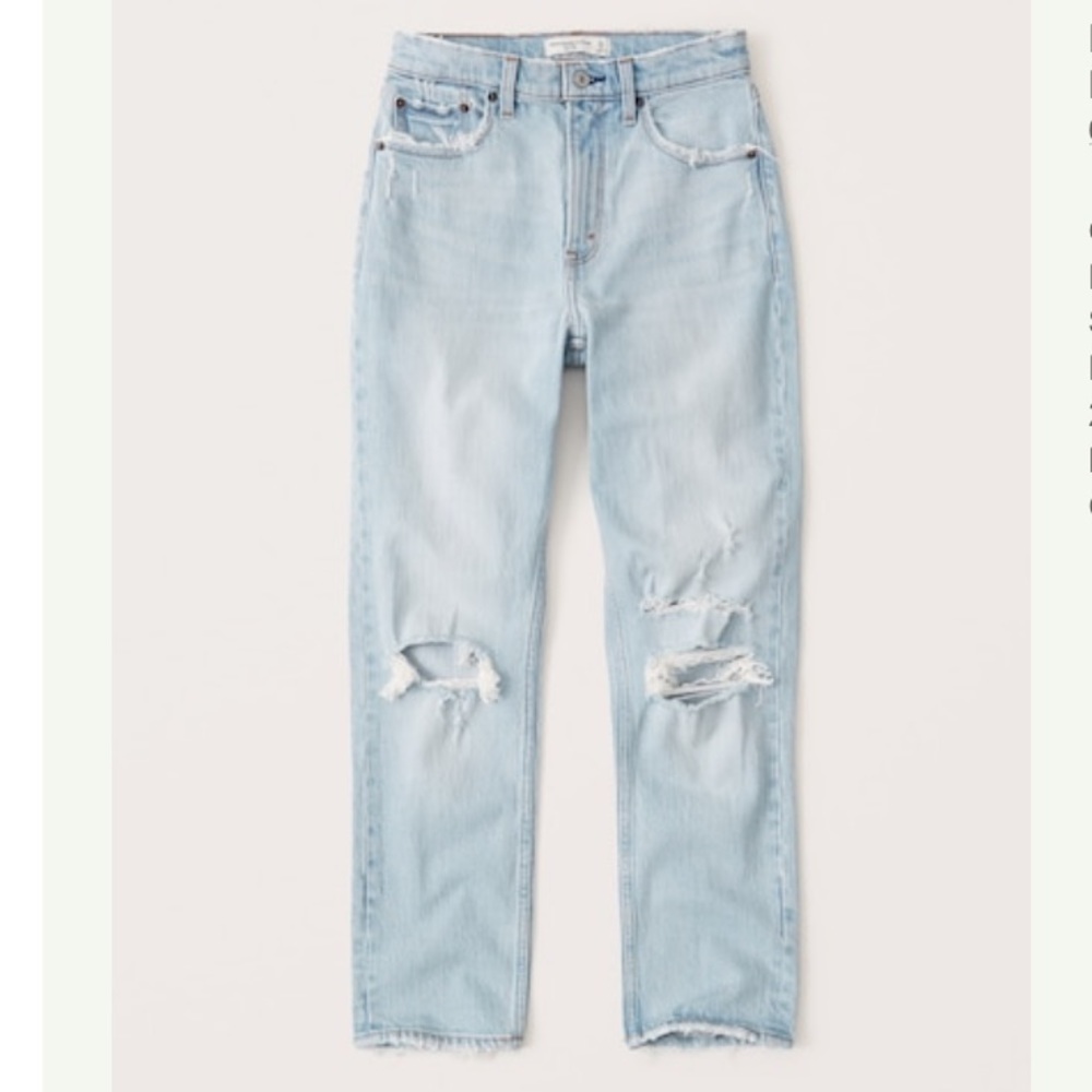 COPY - Abercrombie & Fitch High Rise Mom Jeans